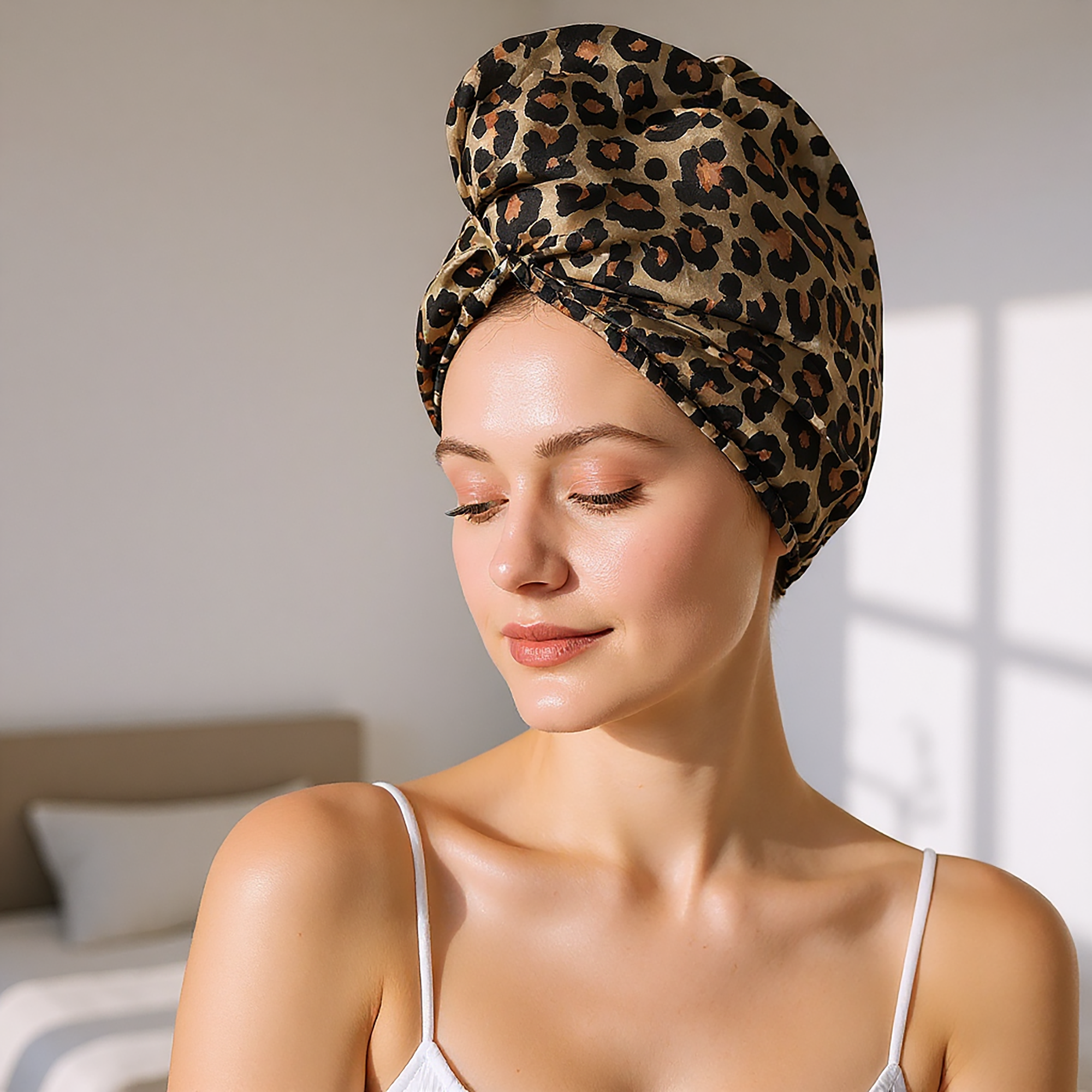 Leopard Print Hair Turban