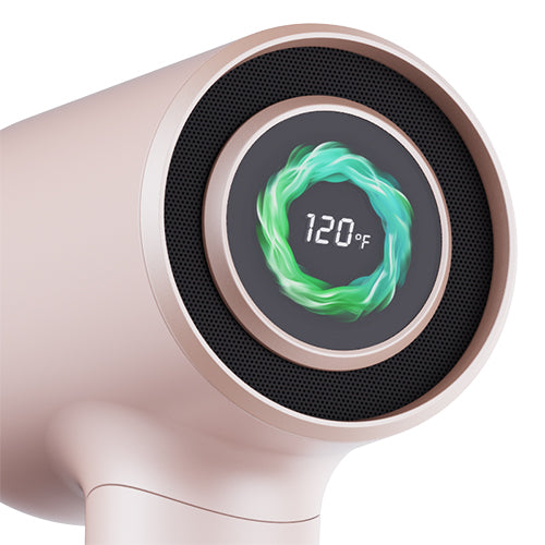 Rear air inlet of Vividreamore Velo IntelliSense high-speed hair dryer, redesigned for smoother airflow and quieter performance