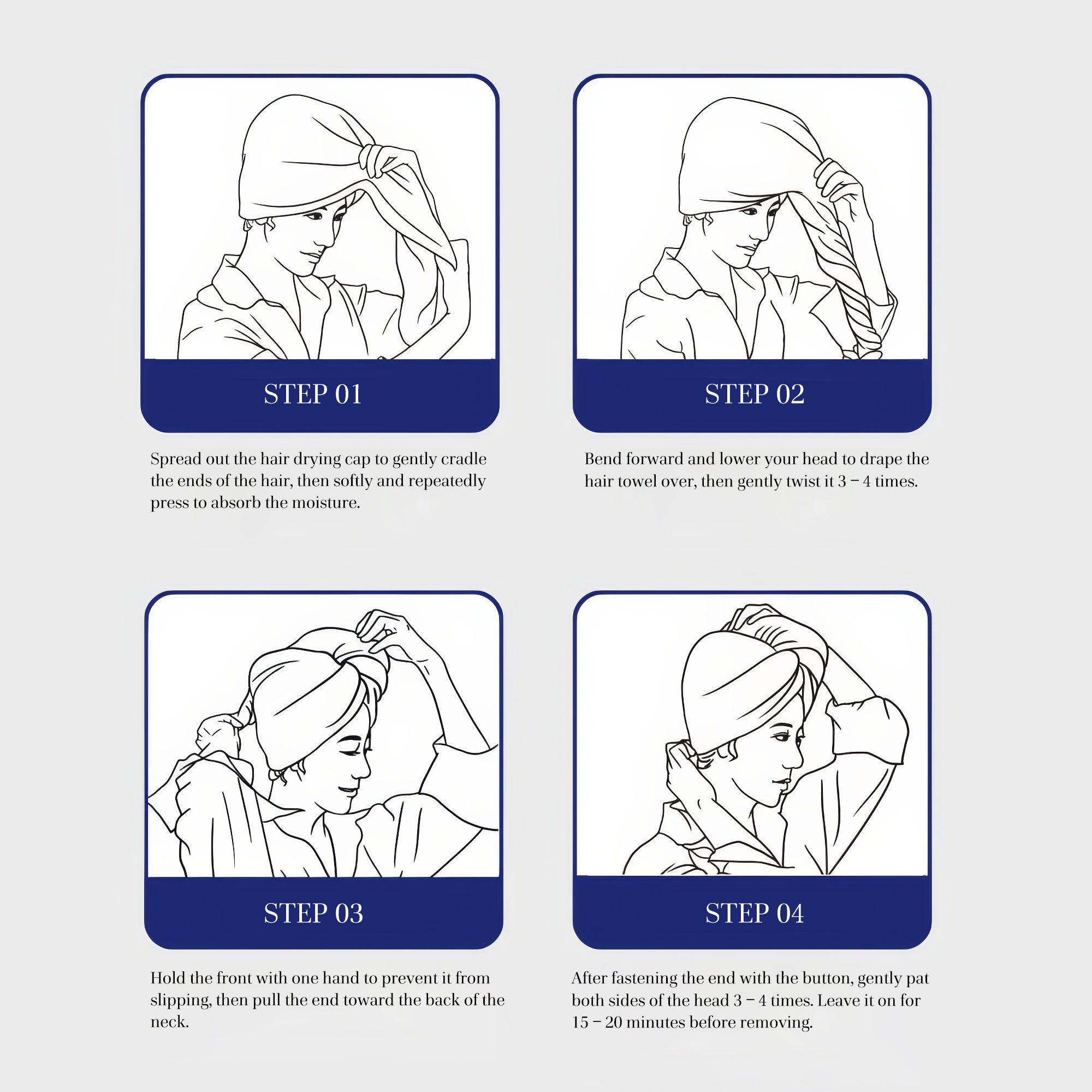 Pink Button Hair Turban - Vividreamore