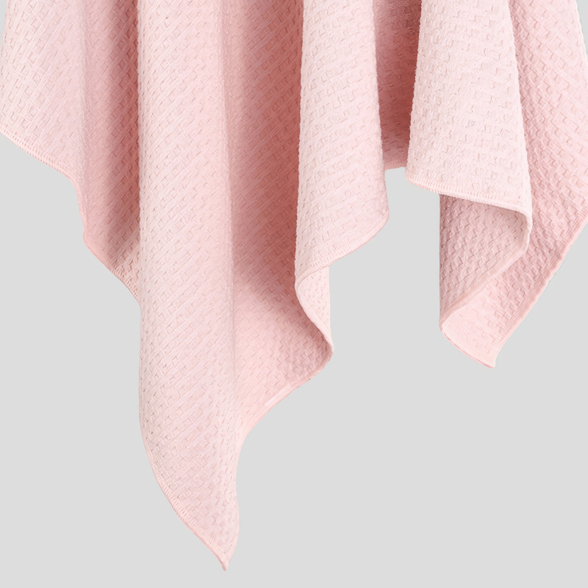 Pink Drawstring Hair Turban