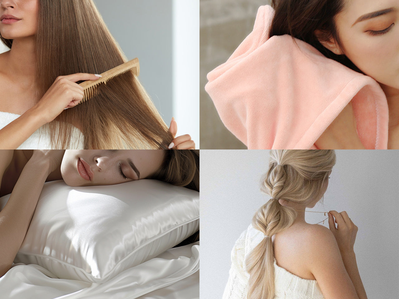 Vividreamore ionic hair dryer with intelligent heat control and nozzle attachment for fine, curly, damaged hair and sensitive scalp