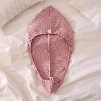 Pink Button Hair Turban - Vividreamore