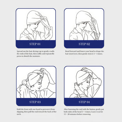 Pink Button Hair Turban - Vividreamore