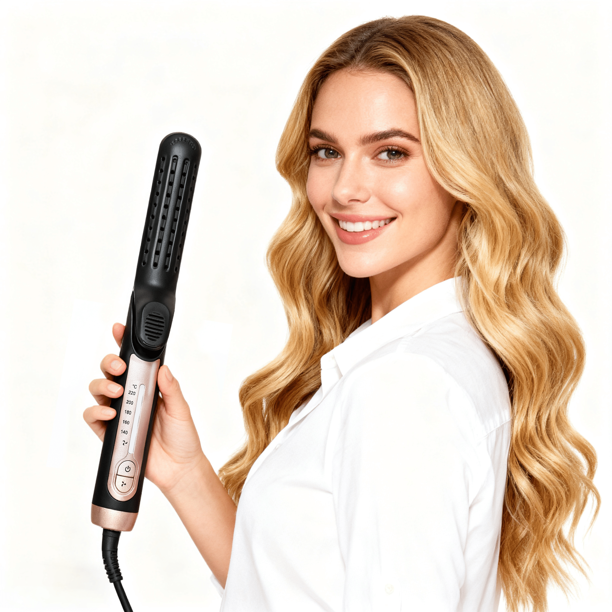 Vividreamore 2 - in - 1 Straightener and Curler - Vividreamore