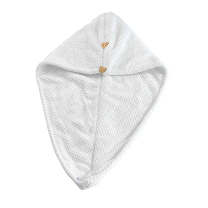 White Pineapple - Pattern Hair Turban - Vividreamore